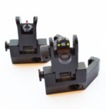 Fiber Optic Gun Sight 45 degree Angled Back up sights Spring Loaded 2pc BUIS - Image 3