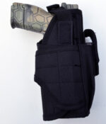 BLACK  - Compact Tactical Drop Leg Thigh Gun Pistol Holster - Image 3