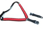 RED & BLACK - Single Point Tactical Paracord Rifle Gun Sling - Image 8