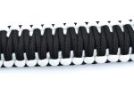 BLACK / WHITE ? Paracord Single Point Tactical Rifle Sling with compass, flint, whistle buckle. - Image 4
