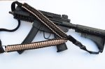 TAN / BLACK - Single Point Tactical Paracord Rifle Gun Sling - Image 7