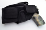BLACK  - Compact Tactical Drop Leg Thigh Gun Pistol Holster - Image 2