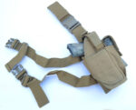 TAN - Tactical Leg Thigh Gun Pistol Holster or Open Carry Belt Duty Holster - Image 2