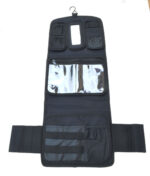 BLACK - Military Molle Equipped Toiletry Bathroom Camping Travel Wash Kit Bag - Image 8
