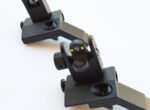 Fiber Optic Gun Sight 45 degree Angled Back up sights Spring Loaded 2pc BUIS - Image 11