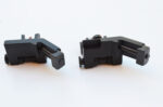 Fiber Optic Gun Sight 45 degree Angled Back up sights Spring Loaded 2pc BUIS - Image 10