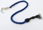 BLUE BLACK - Paracord Motorcycle Whip Get Back whip 1" Ball & Skulls 36" - Image 7
