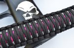Pink / Gray - Combo 1 or 2 Point Tactical Paracord Rifle & Shotgun Sling