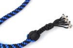 BLUE BLACK - Paracord Motorcycle Whip Get Back whip 1" Ball & Skulls 36" - Image 6