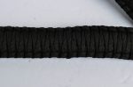 BLACK - Paracord Single Point Tactical Rifle Sling with compass, flint, whistle buckle. - Image 9
