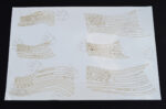 AMERICAN FLAGS - Paint Mask Paper Adhesive Airbrush Rifle Gun Stencils ADHESIVE 2 PACK - Image 2