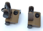 ANODIZED BROWN - BUIS Back up Iron Sights 45 degree Angle reflex Sight Set Anodized - Image 11