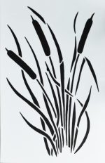 Camo Duck boat stencils Set - Cattails, Bark, Grass - Image 5