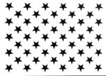 50 US Stars - Spray Airbrush Painting Stencils American Flag Small & Large 4 PACK - Image 6