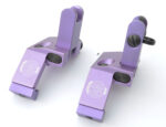 PURPLE - BUIS Back up Iron Sights 45 degree Angle reflex Sight Set Anodized - Image 7