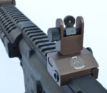 ANODIZED BROWN - 2 Piece Low Profile BUIS Front & Rear Back up Iron Metal Rifle Gun Sights - Image 2