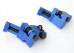 ANODIZED BLUE - BUIS Back up Iron Sights 45 degree Angle reflex Sight Set Anodized - Image 5