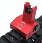 ANODIZED RED - 2 Piece Low Profile BUIS Front & Rear Back up Iron Metal Rifle Gun Sights - Image 7