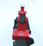 ANODIZED RED - 2 Piece Low Profile BUIS Front & Rear Back up Iron Metal Rifle Gun Sights - Image 4