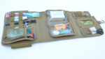 TAN / KHAKI - Military Molle Equipped Toiletry Bathroom Camping Travel Wash Kit Bag - Image 7