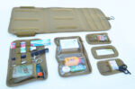 TAN / KHAKI - Military Molle Equipped Toiletry Bathroom Camping Travel Wash Kit Bag