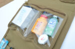 TAN / KHAKI - Military Molle Equipped Toiletry Bathroom Camping Travel Wash Kit Bag - Image 5