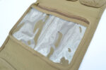 TAN / KHAKI - Military Molle Equipped Toiletry Bathroom Camping Travel Wash Kit Bag - Image 3