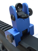 ANODIZED BLUE - 2 Piece Low Profile BUIS Front & Rear Back up Iron Metal Rifle Gun Sights - Image 5