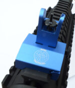 ANODIZED BLUE - 2 Piece Low Profile BUIS Front & Rear Back up Iron Metal Rifle Gun Sights - Image 3