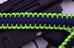 NEON / NAVY - Single Point Tactical Paracord Rifle Gun Sling - Image 4