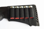 Neoprene Shotgun BUTTSTOCK AMMO Shell holder for 12 Ga Rounds