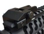 Fiber Optic Gun Sight Back up Iron Sights 2 Piece Front and Rear BUIS Flip Up - Image 3