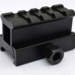 Mini 1 inch See through 4 slot Scope Riser Mount