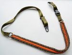 ORANGE TWIST - Combo 1 or 2 Point Tactical Paracord Rifle & Shotgun Sling - Image 5