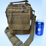 TAN / KHAKI - Pistol Gun Case Concealed carry Bag Utility Range Bag Pouch