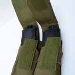GREEN -  - Double Magazine Carrier MOLLE compatible pouch