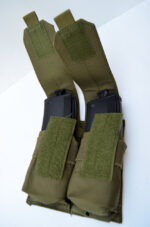 GREEN -  - Double Magazine Carrier MOLLE compatible pouch