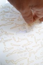 TREE BARK CAMO - Camouflage Spray Paint Gun Stencils ADHESIVE Stick-on 2 PACK - Image 8