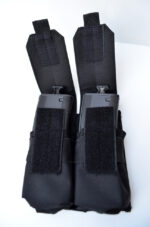 BLACK - Double Magazine Carrier MOLLE compatible pouch - Image 5