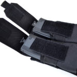 BLACK - Double Magazine Carrier MOLLE compatible pouch