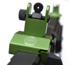 ANODIZED GREEN - 2 Piece Low Profile BUIS Front & Rear Back up Iron Metal Rifle Gun Sights - Image 7