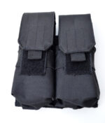 BLACK - Double Magazine Carrier MOLLE compatible pouch - Image 4