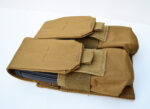TAN / KHAKI - Double Magazine Carrier MOLLE compatible pouch - Image 7