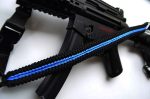 THIN BLUE LINE - Combo 1 or 2 Point Tactical Paracord Rifle & Shotgun Sling - Image 4