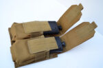 TAN / KHAKI - Double Magazine Carrier MOLLE compatible pouch