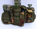 WOODLAND CAMO - Tactical Drop Leg Thigh Gun Pistol Holster - Image 7