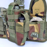 WOODLAND CAMO - Tactical Drop Leg Thigh Gun Pistol Holster