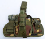 WOODLAND CAMO - Tactical Drop Leg Thigh Gun Pistol Holster - Image 4
