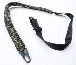 GREEN / BLACK CAMO - 2 Point Paracord Rifle or Shotgun Sling - Image 3
