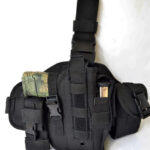 BLACK - Tactical Drop Leg Thigh Gun Pistol Holster
